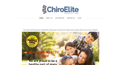 Desktop Screenshot of chiro-elite.com
