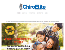 Tablet Screenshot of chiro-elite.com